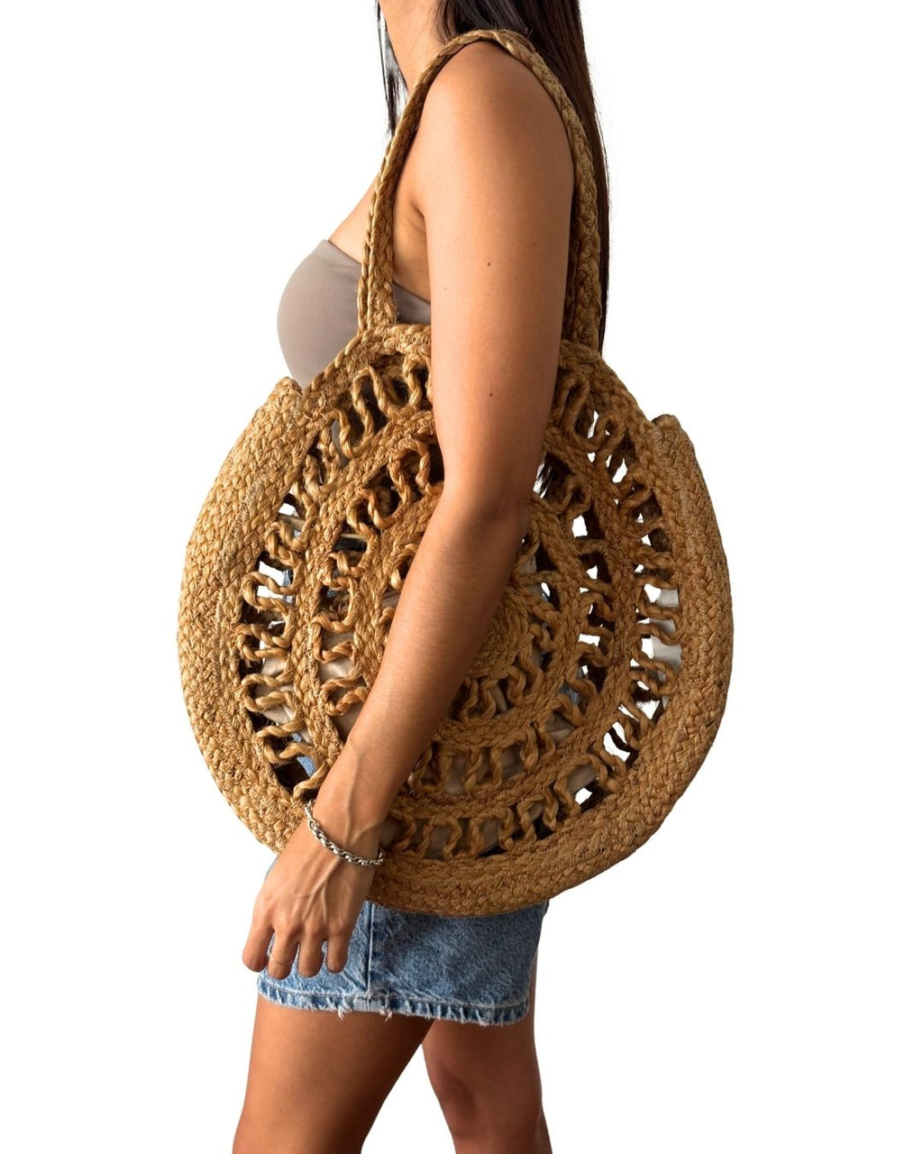 Zara  - Cartera de rafia