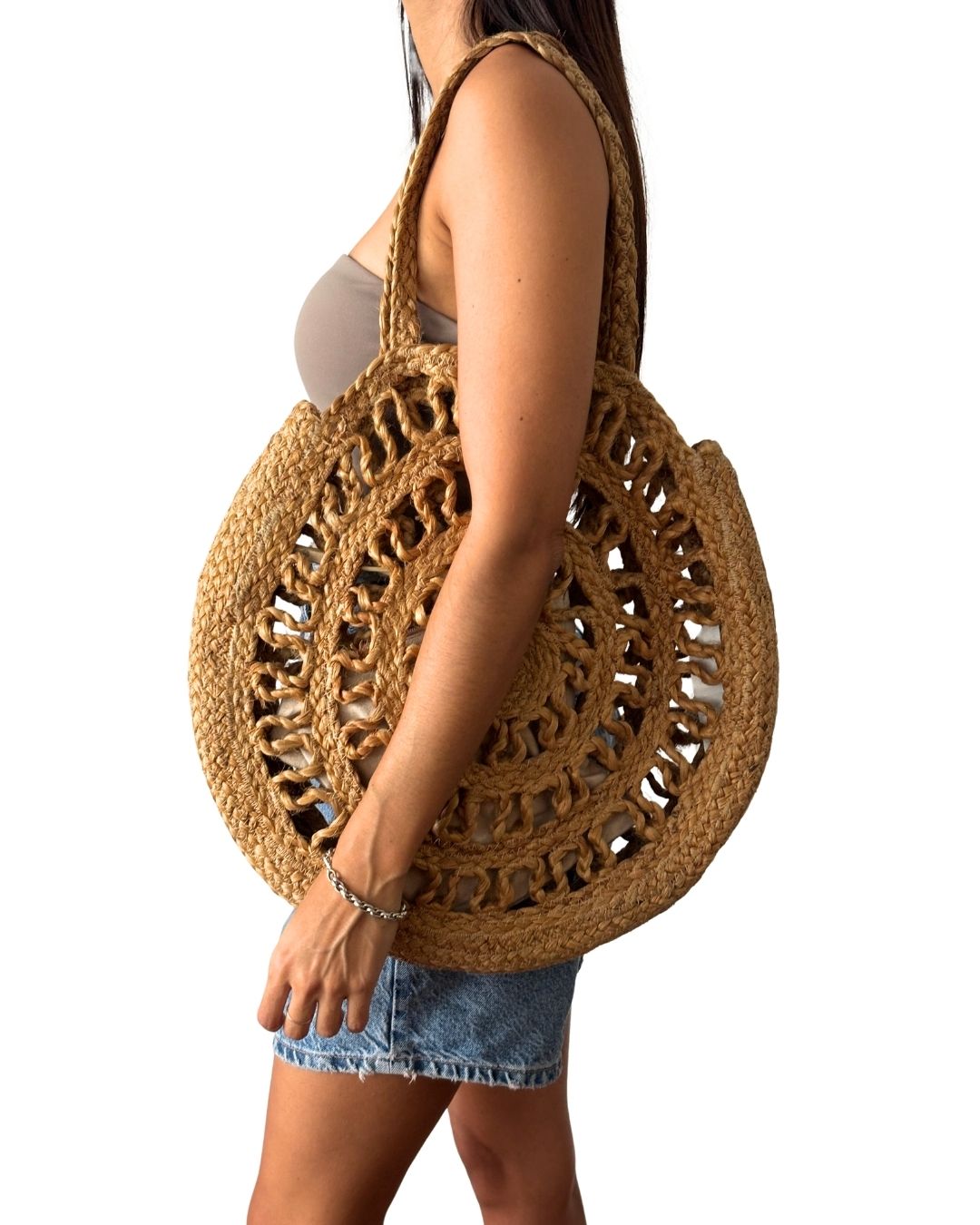 Zara  - Cartera de rafia