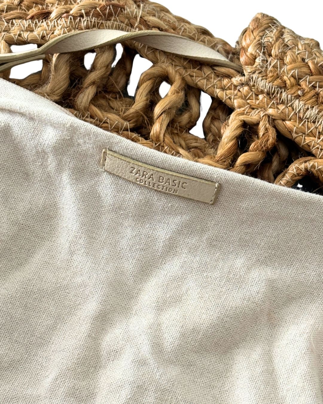 Zara  - Cartera de rafia