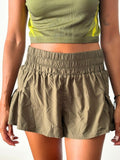 Free People - Falda Short Verde | Estilo Boho Verano