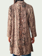 Mosh - Capa Animal Print Marrón | Estilo Editorial Único