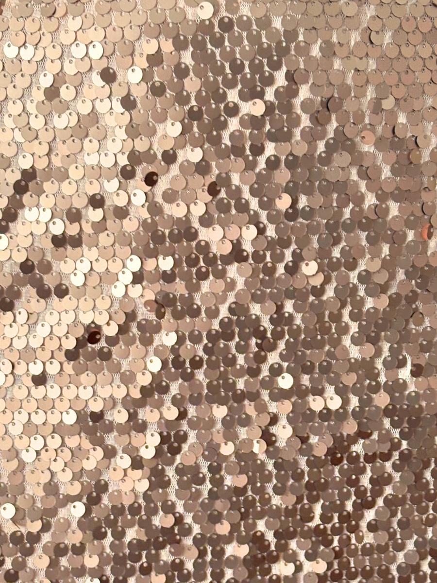 Kenneth Cole - Falda de Lentejuelas Dorada | Bronce Fiesta Premium