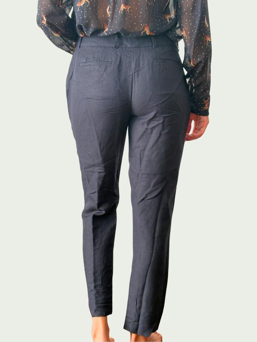 Calvin Klein - Pantalón de Lino 100% Natural | Corte Relajado