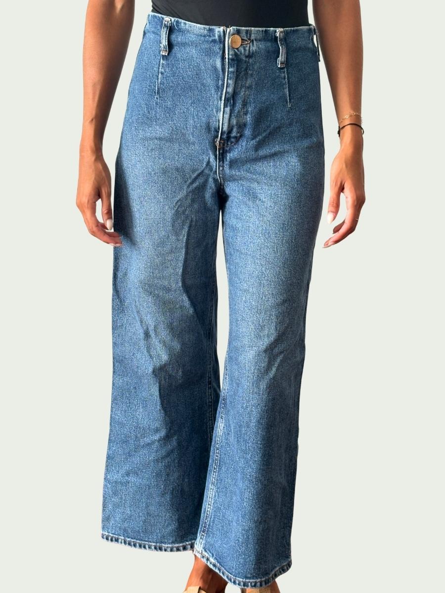 Zara - Jean Straight Azul | Corte Recto Clásico