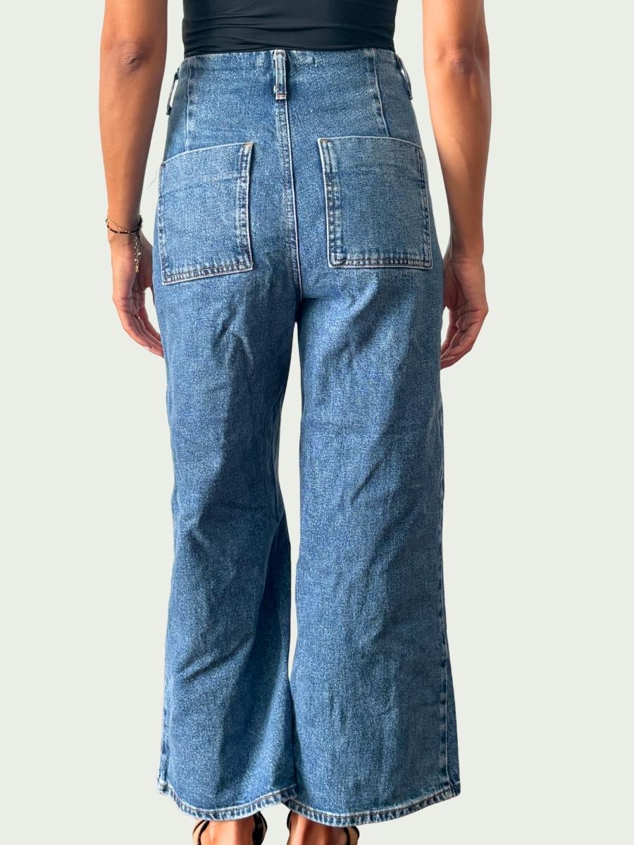 Zara - Jean Straight Azul | Corte Recto Clásico