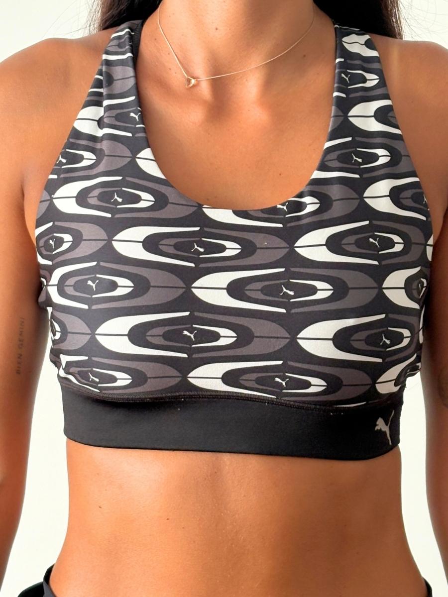 Puma - Top Deportivo Negro | Diseño Técnico Athleisure
